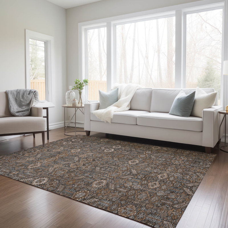 Tapis intérieur / extérieur Liv avec envers antidérapant, Rectangle 9 pi x 12 pi