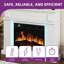 Metro Lane 100cm W Electric Fireplace with 6800 BTU-61322801