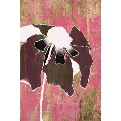 Acid Floral II 1 Piece Wrapped Canvas Painting