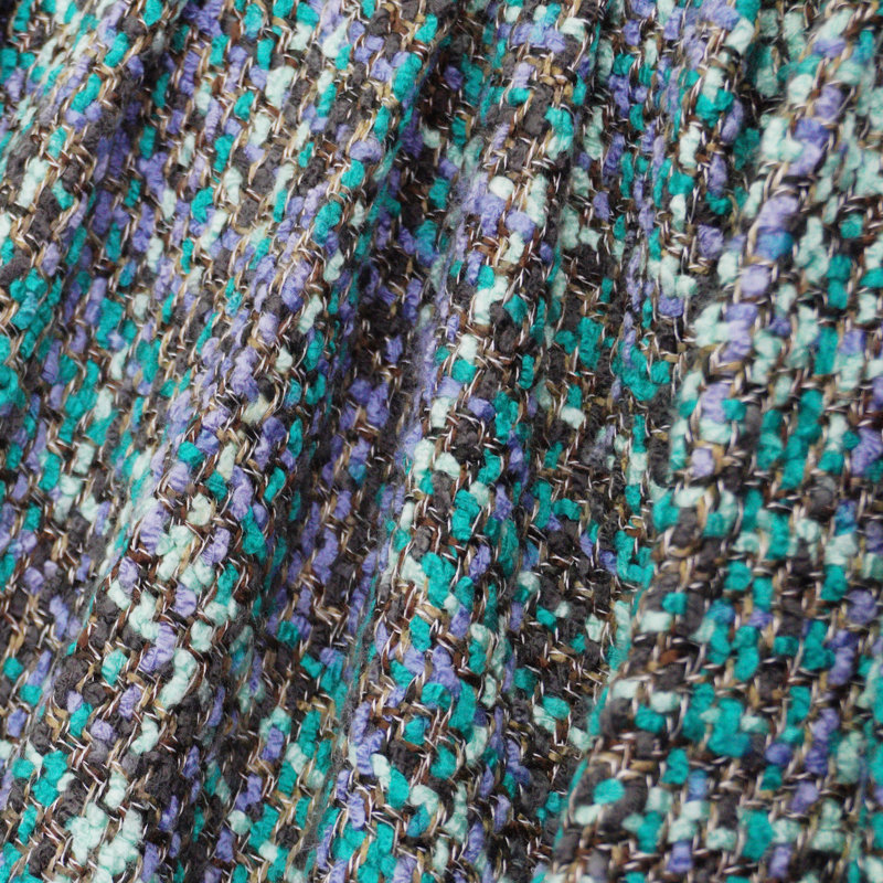 Knitted Throw Blanket, 127cm W x 152.4cm L, Deep Teal