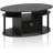 Modern Wood Storage Tea Table Coffee Table with Shelves & Bin Drawer for Small Space Living Room-145843615