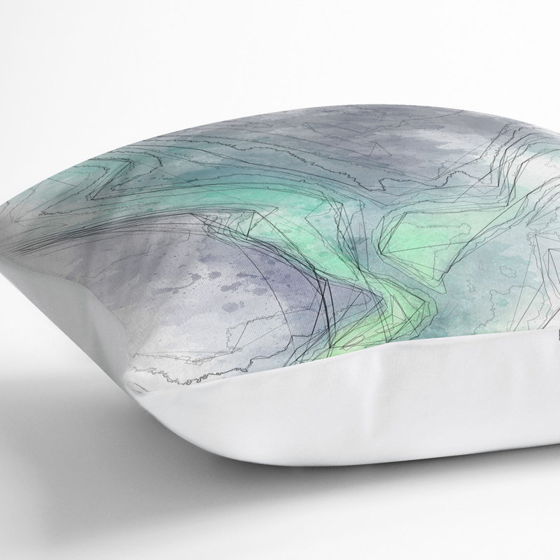 Square Throw Cushion, 40cm H x 40cm W x 15cm D, White