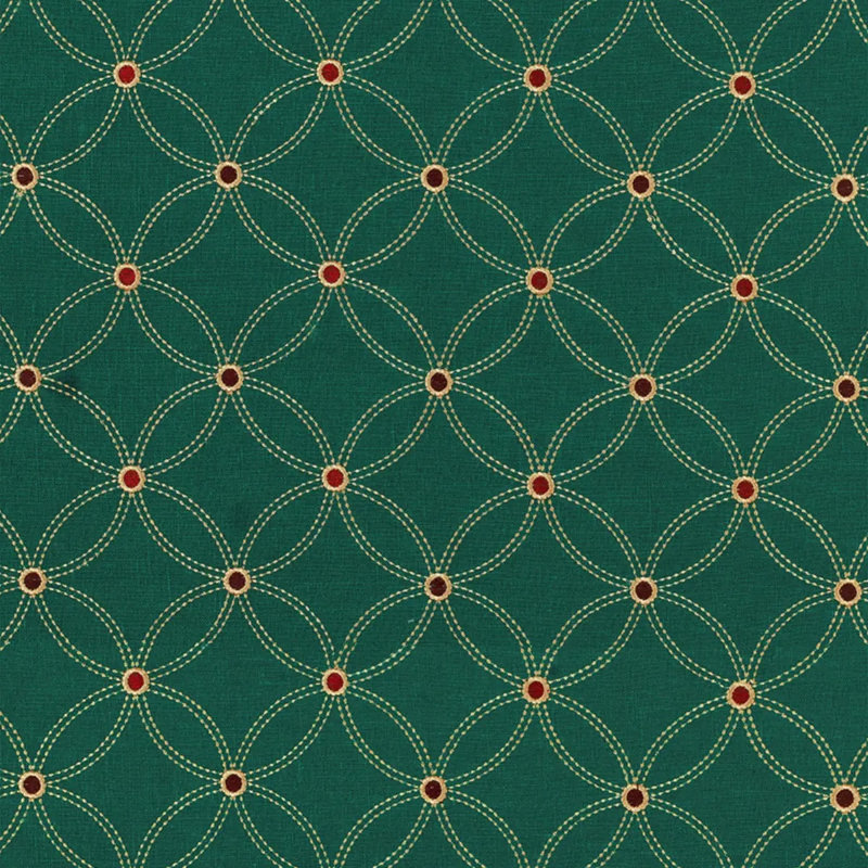 Nexus Embroidery Fabric, Smoky Teal