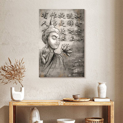 «Buddhist Family Anchor», citation sur toile