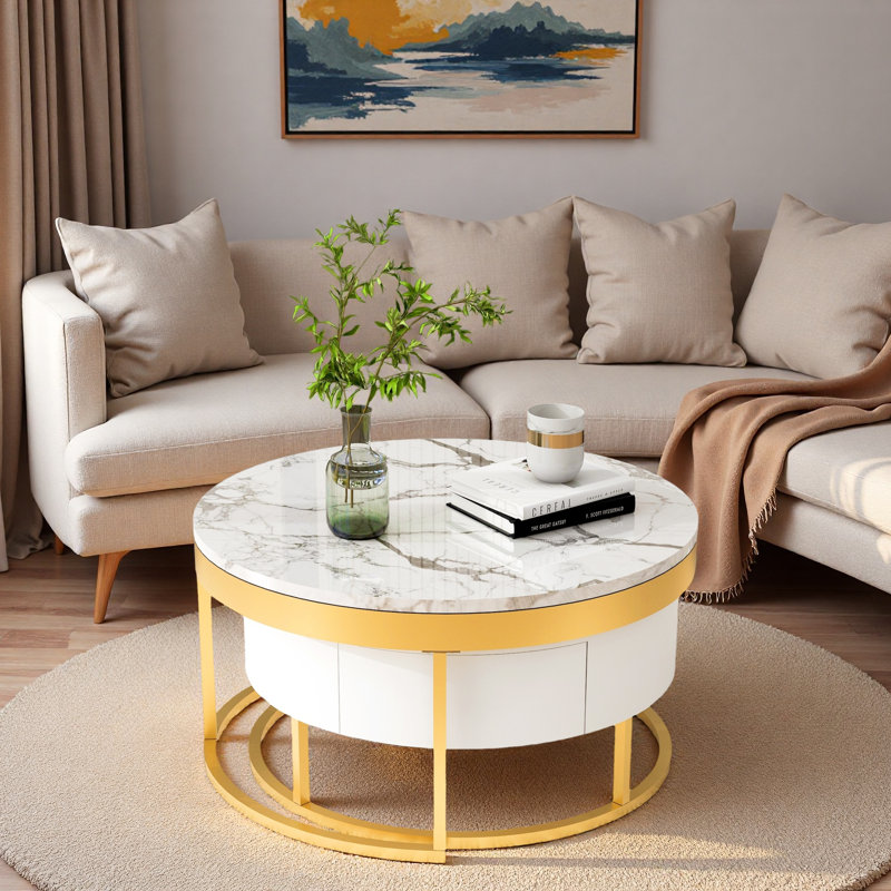 Table basse gigogne moderne avec tiroirs Modern