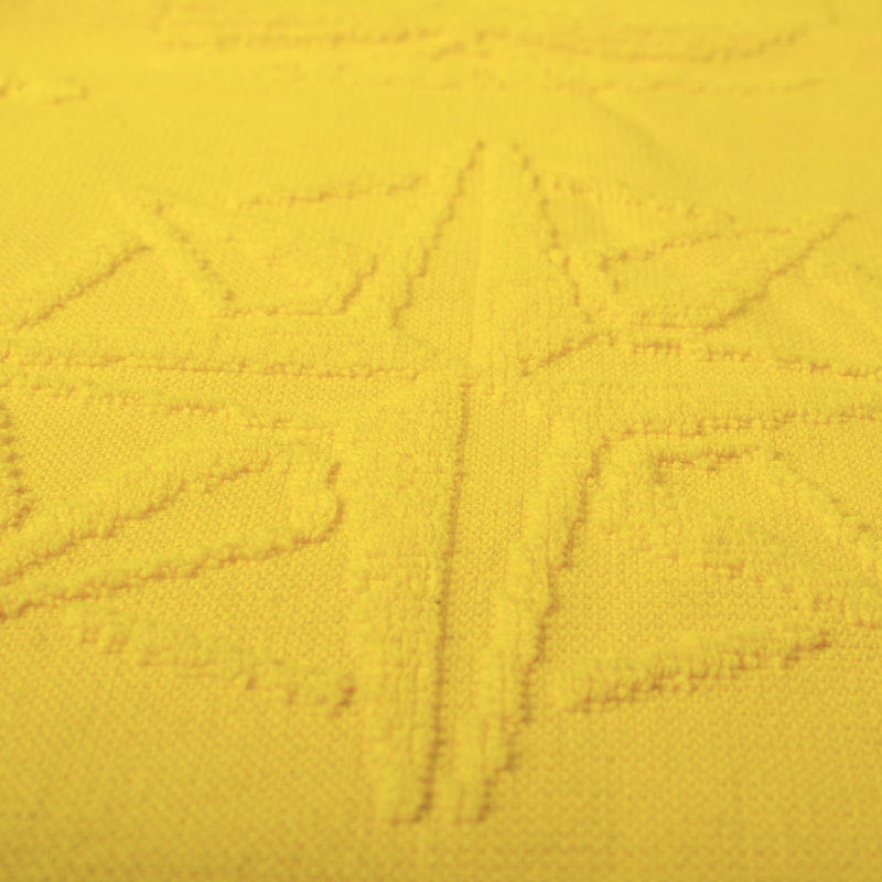 Aine Fun Embossed Beach Towel 75x150, Yellow