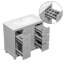 Meuble-lavabo simple 36 po avec plateau en céramique, 4 tiroirs et 1 porte-1741341990