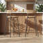 Ensemble de 2 tabourets de bar Boho l 14,96 po x P 15,15 po x H 34,84 po