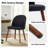 Linen Upholstered Side Chair with Solid Wood Legs (Set of 4)-1282730315