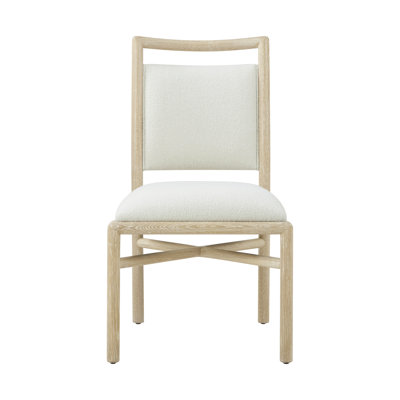 Chaise de salle à manger rembourrée en tissu Montauk