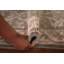 Tapis de couloir oriental fait à la main vert Oushak 3 x 10