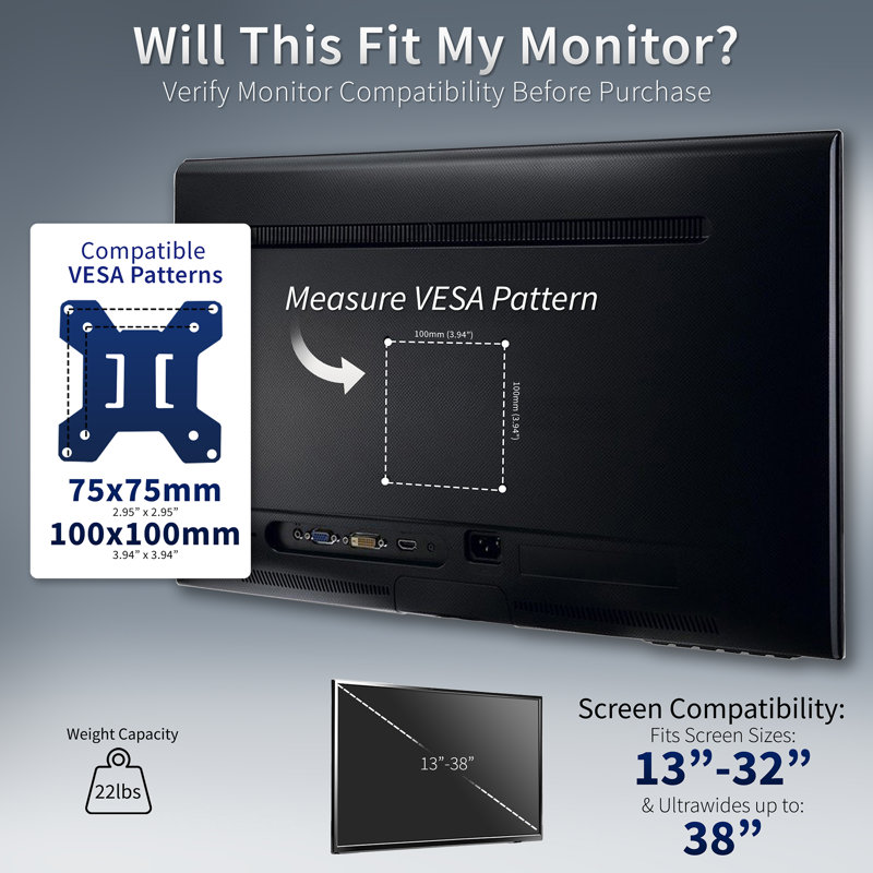 Single Monitor Desk Mount