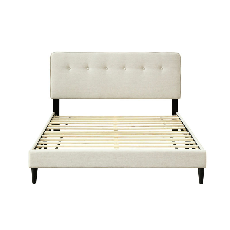 Grand lit tapissier dans une boîte, charge, grand, 63,79 po Largeur, profondeur 85,17, hauteur 42,06, poids de la tête de lit 71,22 lb