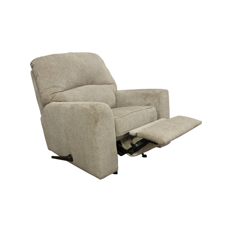 Fauteuil inclinable Red Barrel Studio® en polyester beige