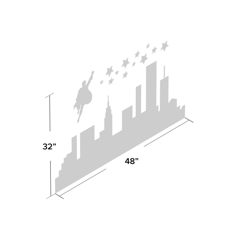 Fantasy & Sci-Fi Non-Wall Damaging Wall Decal, Brown