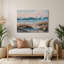 Art mural gris en métal Coastal Spring Beach-96539830