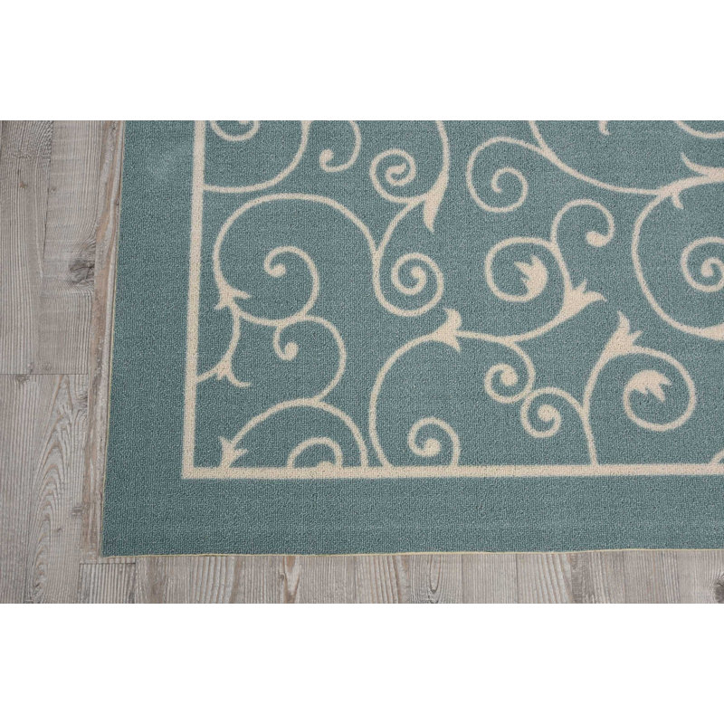 Tapis blanc moderne Dian, Carré 8 pi 6 po