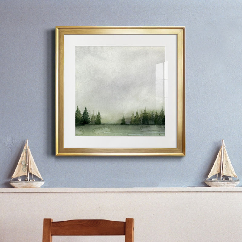 Timberline II - Toile encadrée de qualité supérieure - prête à être accrochée, H 30,5 po x l 30,5 po x P 1,5 po, Blanc