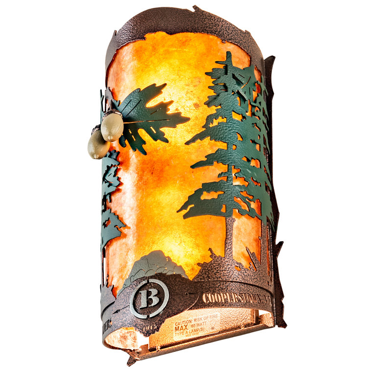 Rustic Lodge 2 - Light Flush Mounted Sconce