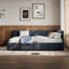 Lit plateforme tapissier réversible en L avec tissu en velours-1024721414-1024721418