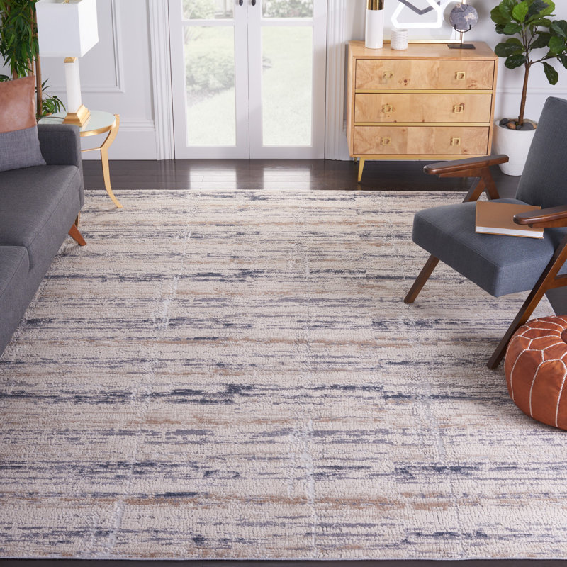 Tapis abstrait Keyra Performance, Rectangle 8 pi x 10 pi