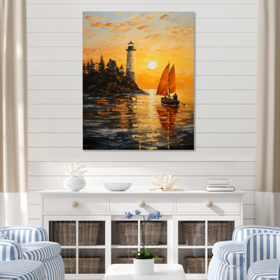 Port maritime, solace, pointillisme - art mural nautique et plage, salon