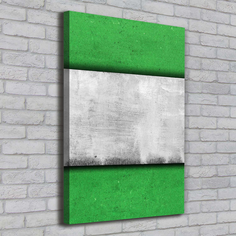 Green Wall - Wrapped Canvas Print