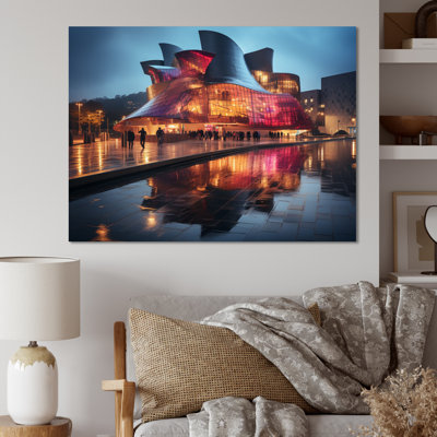 Spain Guggenheim Museum In Bilbaoin III - Spain Canvas Art Print