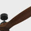 Visual Comfort Fan Collins Smart 70 Indoor Ceiling Fan with Threaded Downrod, Natural Honey blades and Handheld Remote-1277752160-1277752163