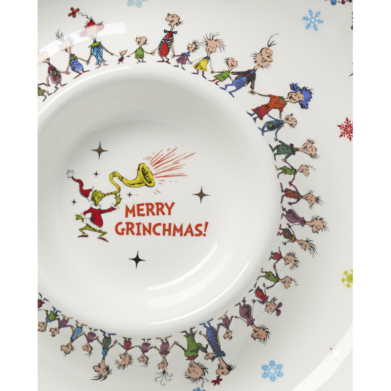 Merry Grinchmas Chip & Dip Bowl