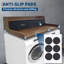 Rangement de comptoir à linge à 2 niveaux en noyer avec 2 tiroirs et rails surélevés en noyer de 54 po, tablette de rangement imperméable pour laveuse et sécheuse
