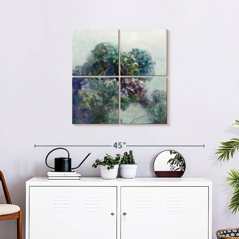 Hortensia abstrait Harnek, H 26 po x l 26 po