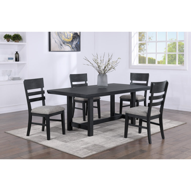 Brejae Four Leg Dining Set, 5