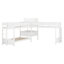 Lit simple superposé en forme de L avec bureau intégré, 4 tiroirs, ports USB et prise de courant-902639028