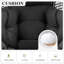 Bagryana 2-Piece Outdoor Wicker Egg Chair Set with Ottomans and Cushions-2139948088