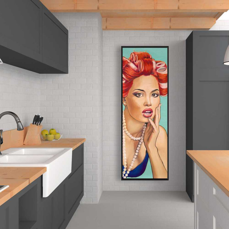 Pin-up avec des bigoudis - Neo Mint