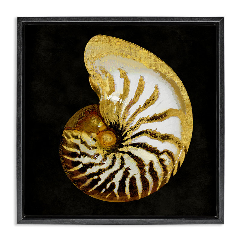 "Floater" par Caroline Kelly, Cadre flottant noir de jais, H 25 po x l 25 po