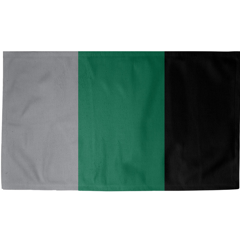 Tapis à rayures green national hockey, Rectangle 2 pi x 3 pi, Oui
