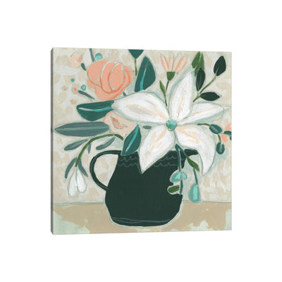 Terre Verte Garden II by June Erica Vess - Wrapped Canvas Print