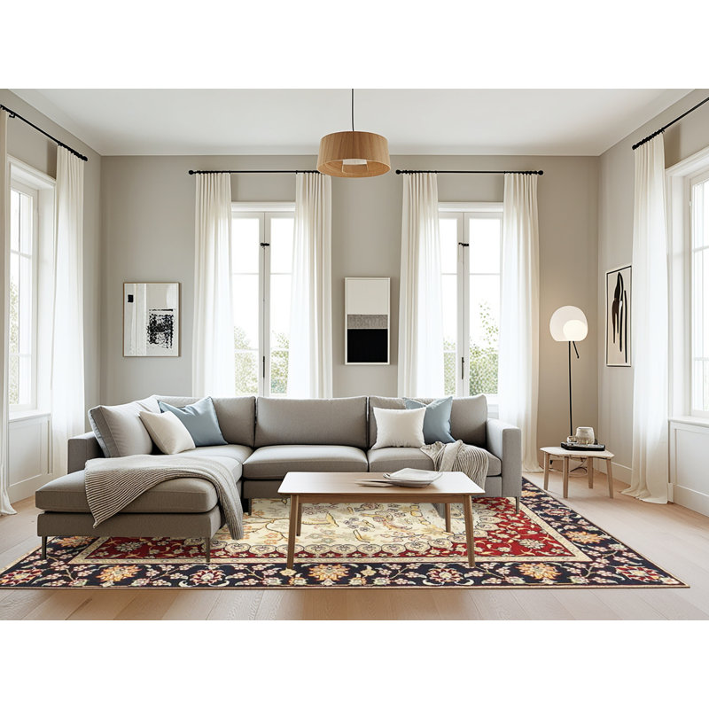 Oriental Indoor Rug, Rectangle 8' x 12'