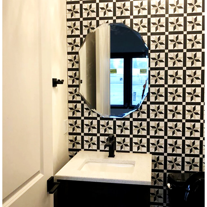 Miroir de salle de bain, H 31,5 po x l 23,6 po x P 0,5 po