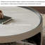 Ensemble de tables basses rondes en marbre italien
