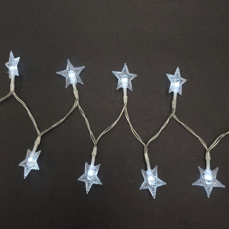Dido Battery Operated LED Mini Star String Lights - Set of 2