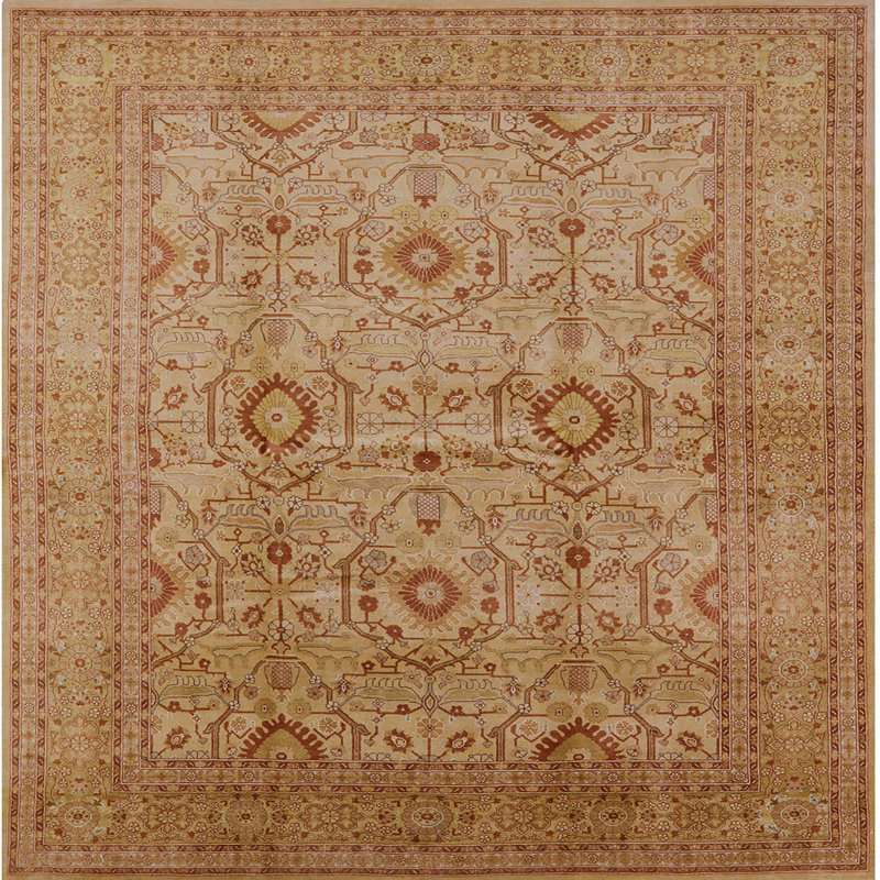 Oriental Indoor Rug, Square 7'