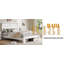 Base de lit plateforme en bois-523010509