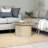 Aurel Modern 31" Fluted Oblong Living Room Coffee Table-877085761