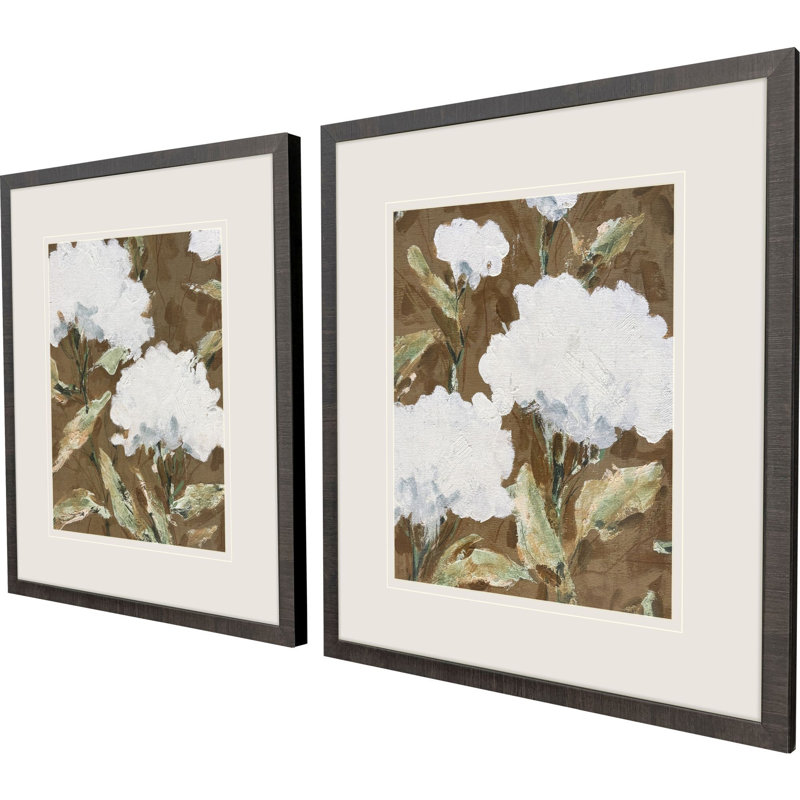 Blooms in Chocolate Framed Art