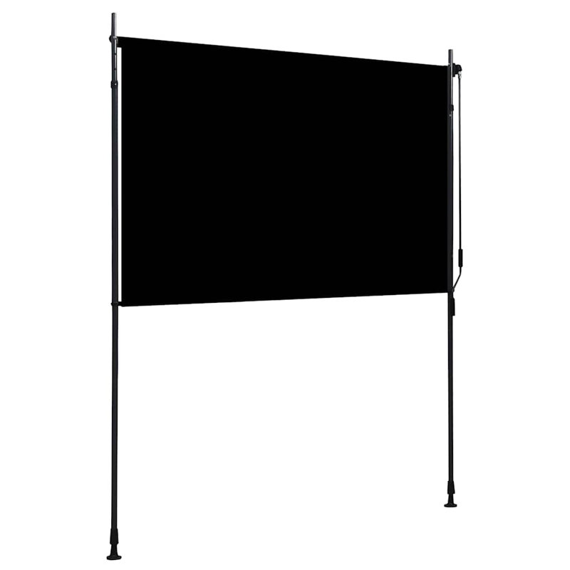 Pare-soleil d'extérieur Roller Blind Anthracite, H 106,3 po x l 78,7 po x P 0,5 po, Anthracite