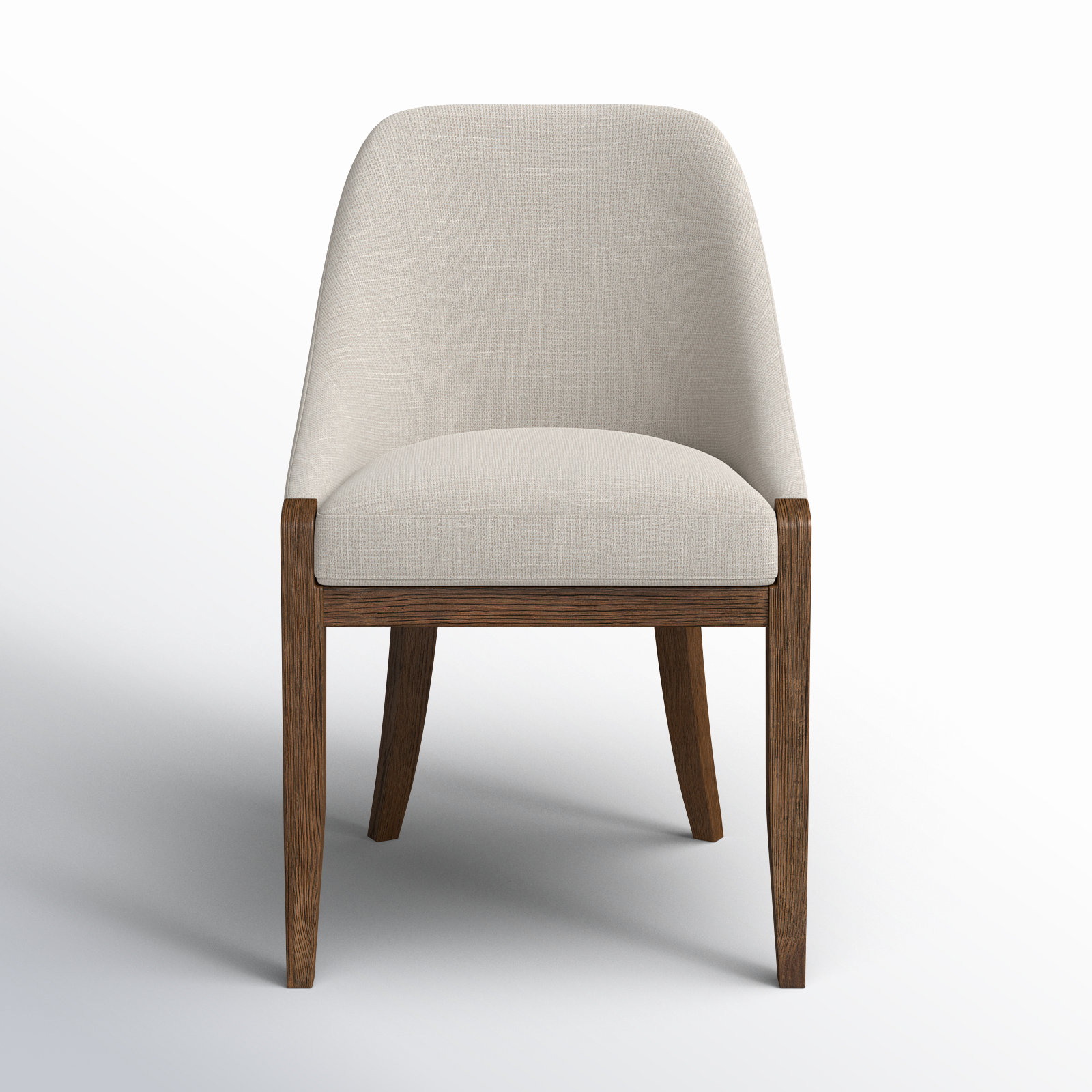 Daya Dining Chair, Light Grey Performance Basketweave