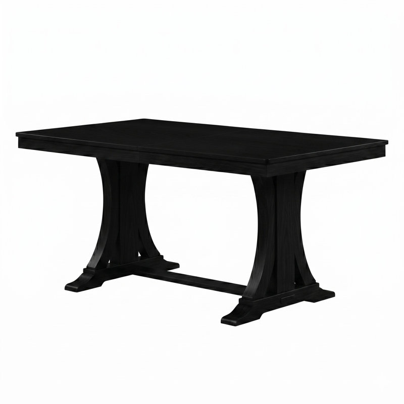 Table de salle à manger Lyerly, Noir